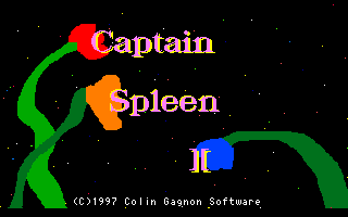 Title screen of Captain Spleen 2
