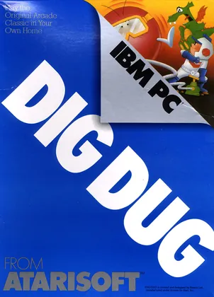 Box front of Dig Dug, United States