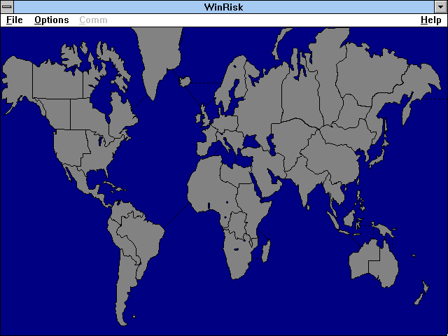 Title screen of WinRisk
