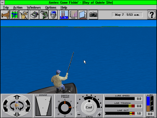 Gameplay of Gone Fishin'