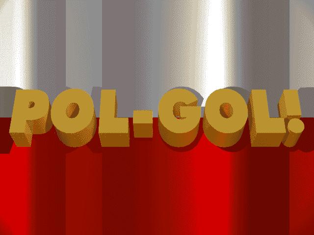 Title screen of Pol-Gol!