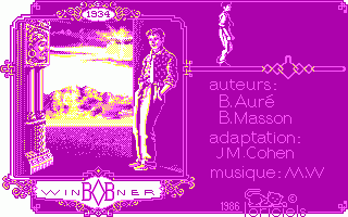 Title screen of Bob Winner