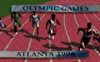 Title screen of Olympic Games: Atlanta 1996