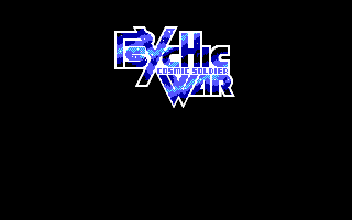Title screen of Cosmic Soldier: Psychic War