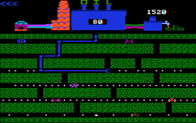 Gameplay of Oil's Well (1984)