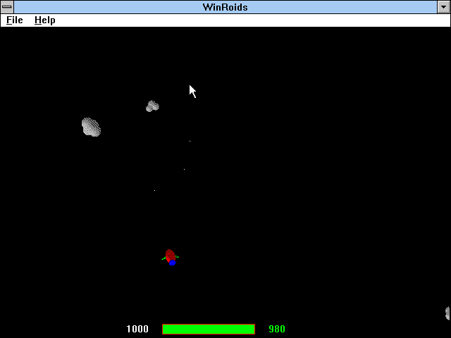 Gameplay of WinRoids