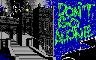 Title screen of Don't Go Alone