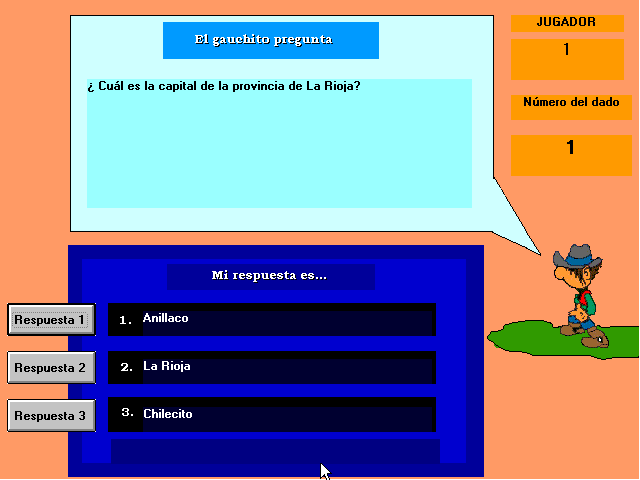 Gameplay of Gauchito Pregunta