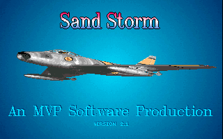 Title screen of Sandstorm