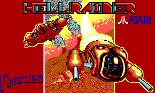 Title screen of Hellraider