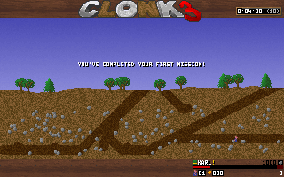 Gameplay of Clonk 3: Radikal