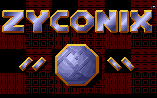Title screen of Zyconix