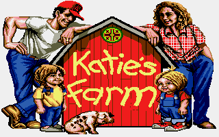 Title screen of Katie's Farm