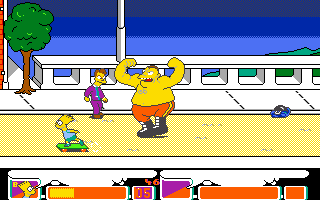 Gameplay of The Simpsons Arcade Game