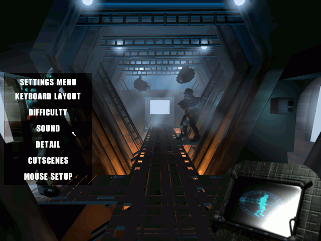 Title screen of XS