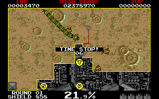Gameplay of Volfied