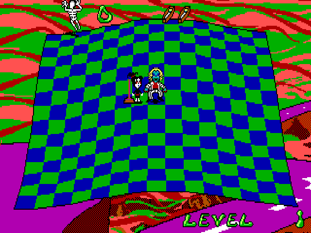 Gameplay of Adventures of Beetlejuice: Skeletons in the Closet