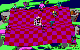 Gameplay of Adventures of Beetlejuice: Skeletons in the Closet