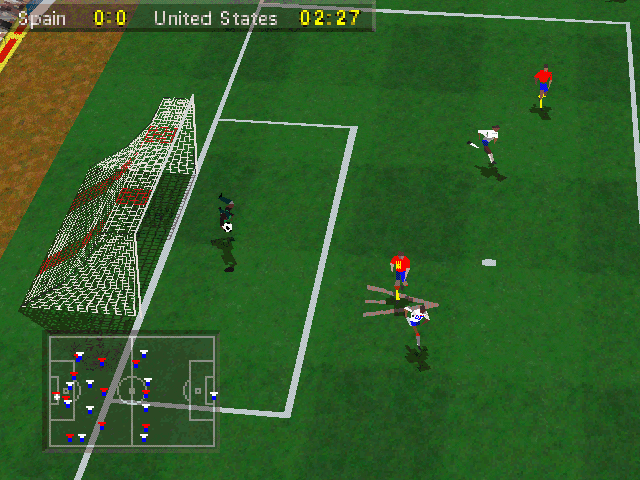 Gameplay of Olympic Soccer