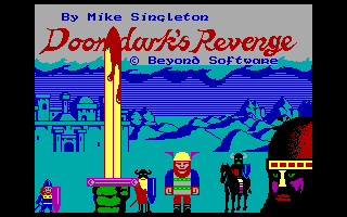 Title screen of Doomdark's Revenge