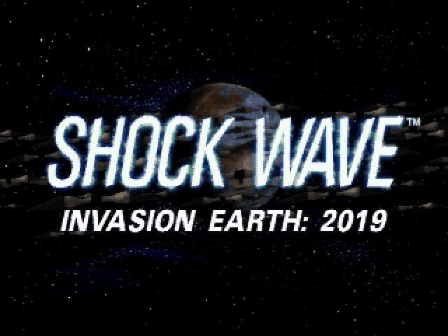 Title screen of Shockwave Assault