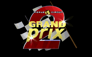 Title screen of Grand Prix II