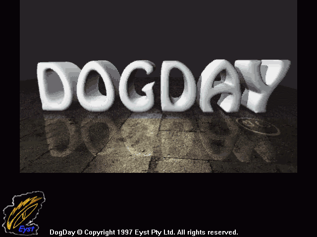 Title screen of DogDay