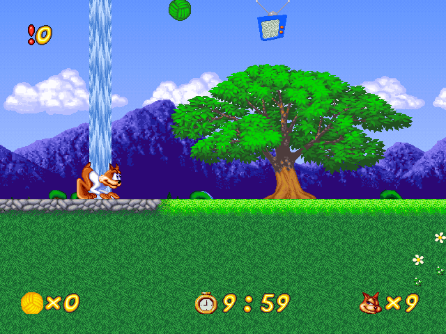 Gameplay of Super Bubsy