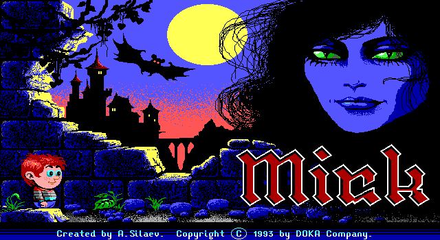 Title screen of Mick