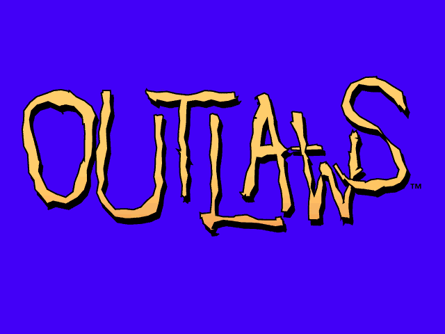 Title screen of Outlaws