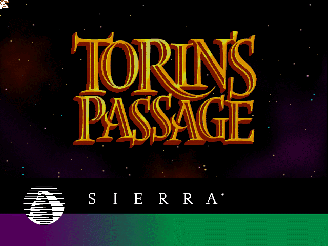 Title screen of Torin's Passage