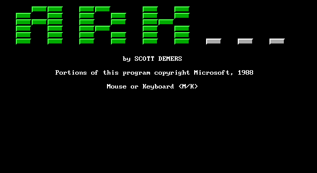 Title screen of ARK...