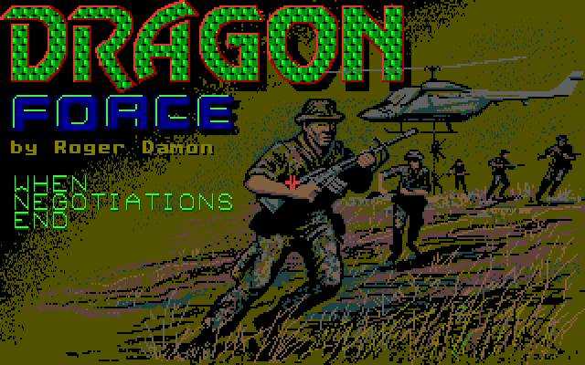 Title screen of D.R.A.G.O.N. Force