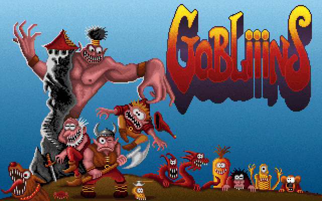 Title screen of Gobliiins