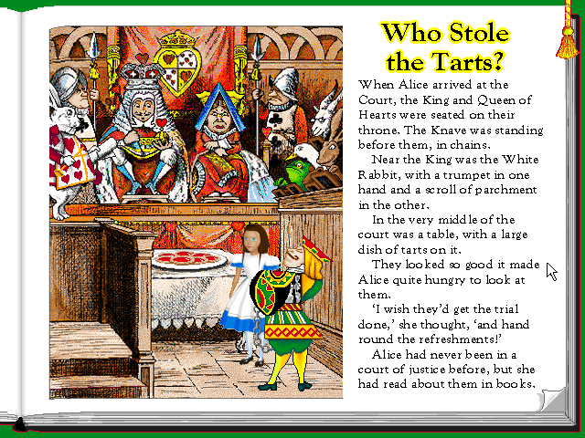 Gameplay of Alice's Adventures in Wonderland