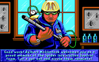 Gameplay of Arachnophobia