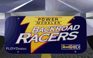 Title screen of Backroad Racers