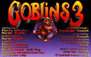 Title screen of Goblins Quest 3