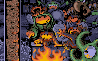 Title screen of Troddlers
