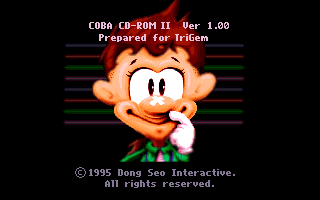 Title screen of Coba on the Run 2
