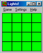 Title screen of Lights!