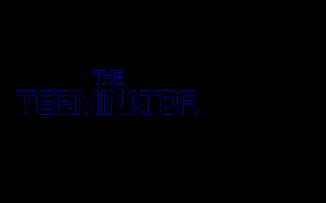 Title screen of The Terminator