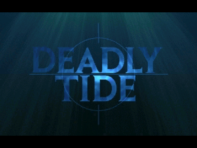 Title screen of Deadly Tide