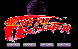 Title screen of Fatal Encounter