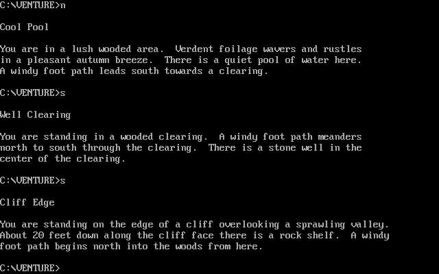 Gameplay of VENTURE (pci)