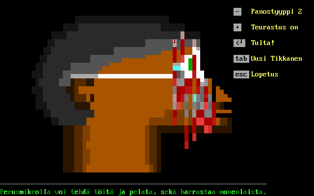 Gameplay of Tikkasentappopeli