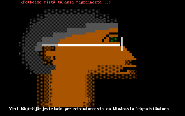 Title screen of Tikkasentappopeli