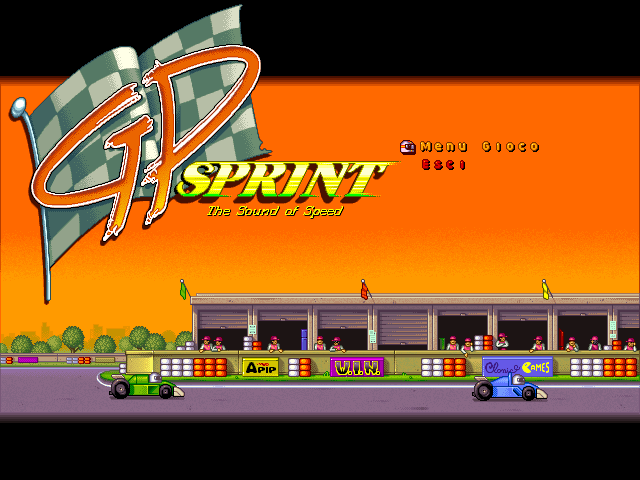 Title screen of GP Sprint