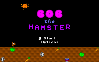Title screen of Bob the Hamster