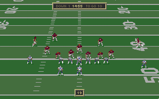 Gameplay of NFL Coaches Club Football